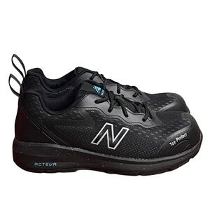 New Balance Women's Composite Toe Logic Black Industrial Shoe Size 6.5 NIB